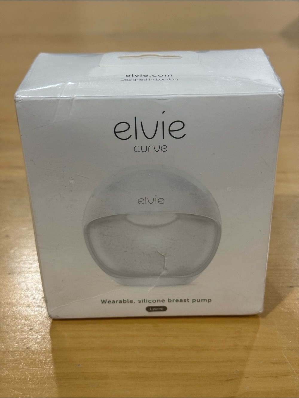 Elvie Curve Manual Wearable Silicone Breast Pump 4 oz/120 ml. Brand New Sealed.